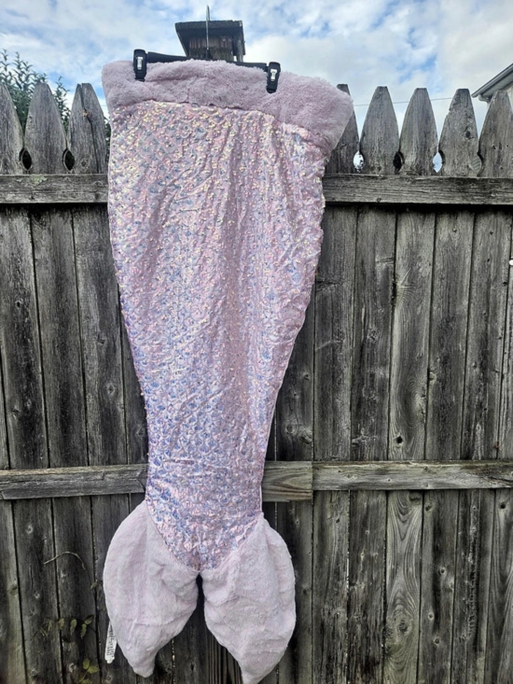 Cynthia Rowley Sequin Mermaid Tail in Pink  Like New
